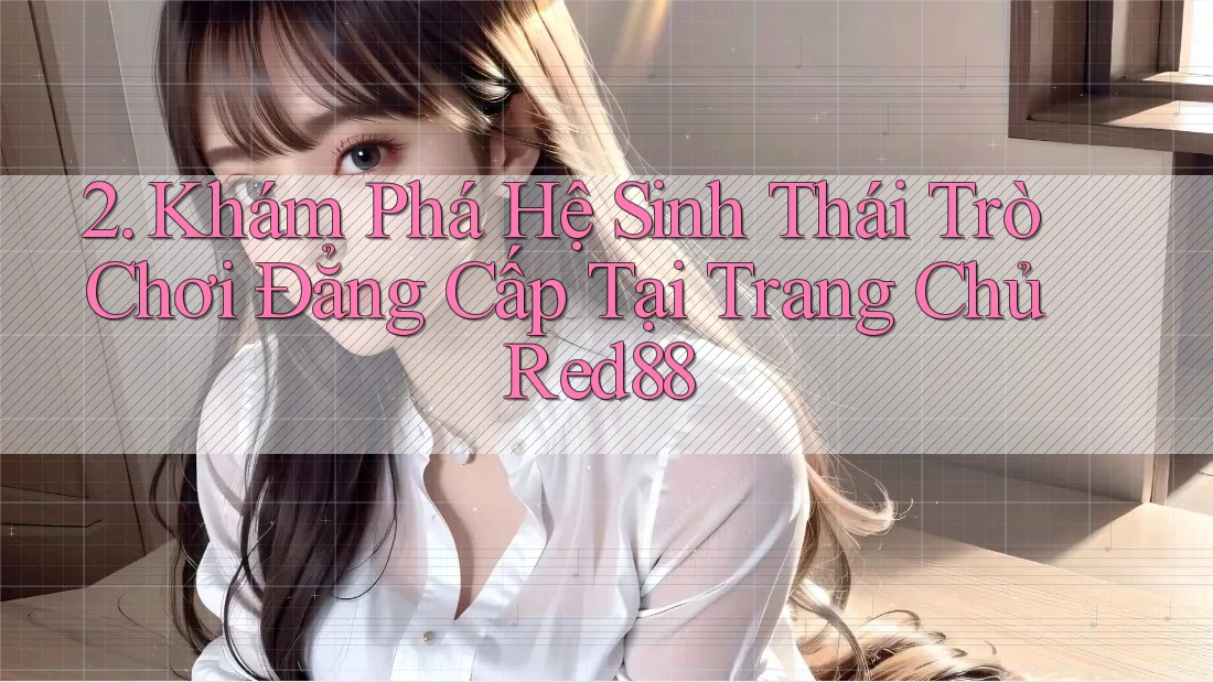 2. Khám Phá Hệ Sinh Thái Trò Chơi Đẳng Cấp Tại Trang Chủ Red88 2. Khám Phá Hệ Sinh Thái Trò Chơi Đẳng Cấp Tại Trang Chủ Red88