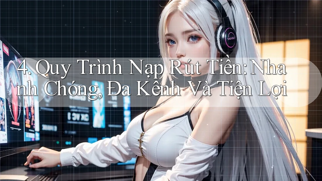 4. Quy Trình Nạp Rút Tiền: Nhanh Chóng, Đa Kênh Và Tiện Lợi