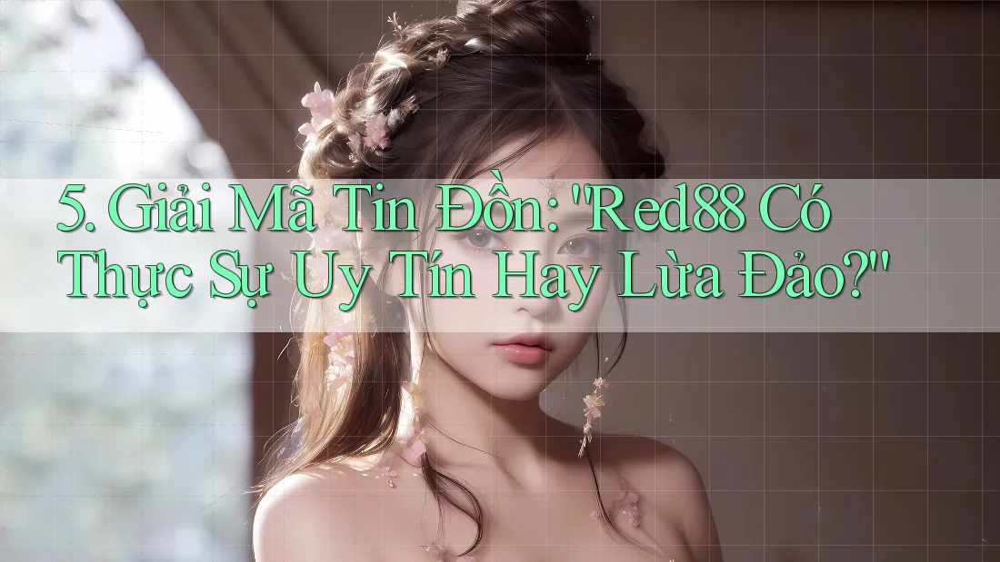 5. Giải Mã Tin Đồn: “Red88 Có Thực Sự Uy Tín Hay Lừa Đảo?”
