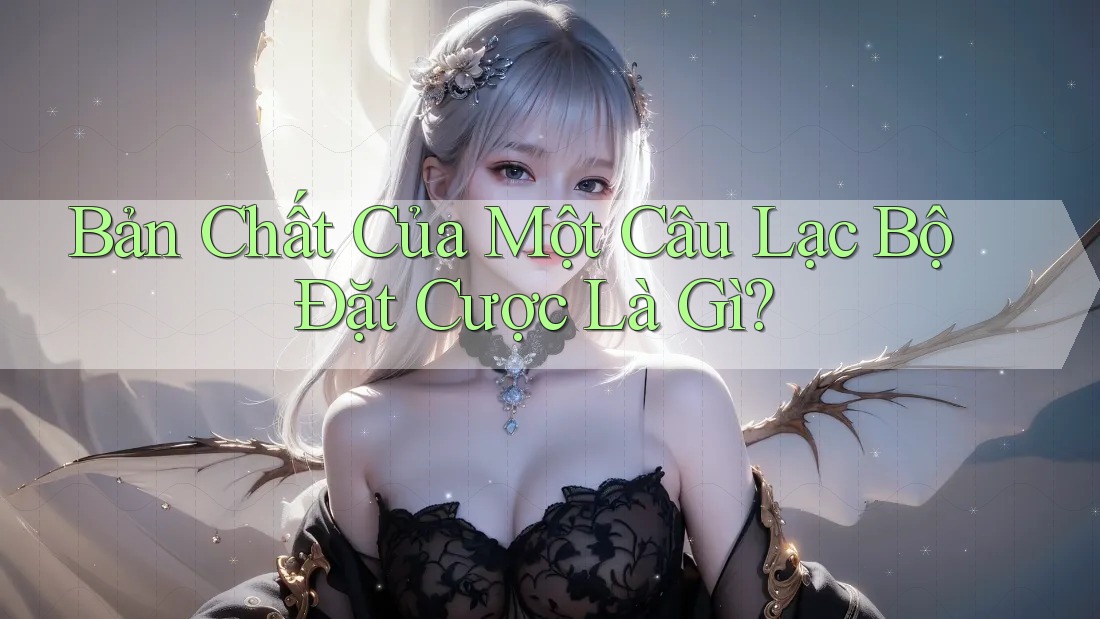 Bản Chất Của Một Câu Lạc Bộ Đặt Cược Là Gì? Bản Chất Của Một Câu Lạc Bộ Đặt Cược Là Gì?