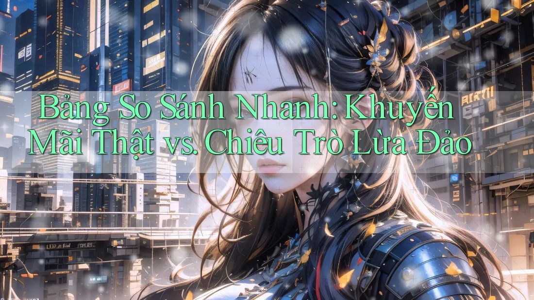 Bảng So Sánh Nhanh: Khuyến Mãi Thật vs. Chiêu Trò Lừa Đảo Bảng So Sánh Nhanh: Khuyến Mãi Thật vs. Chiêu Trò Lừa Đảo