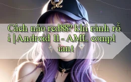 Cách nào red88 khi rảnh rỗi Android 11   AML compliant