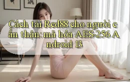 Cách tải Red88 cho người cẩn thận mã hóa AES 256 Android 13