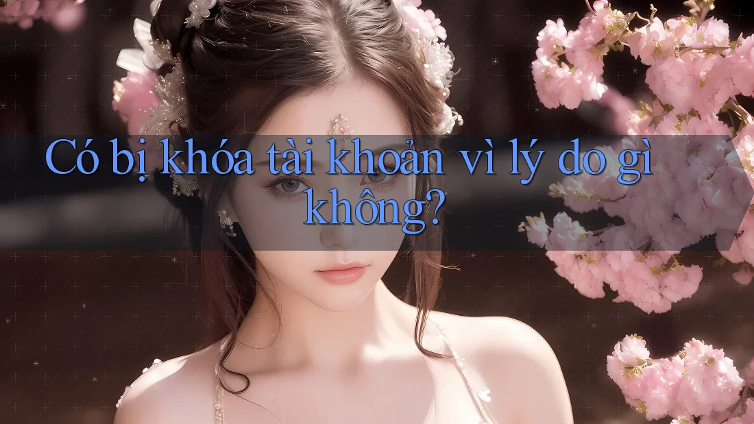 Có bị khóa tài khoản vì lý do gì không? Có bị khóa tài khoản vì lý do gì không?
