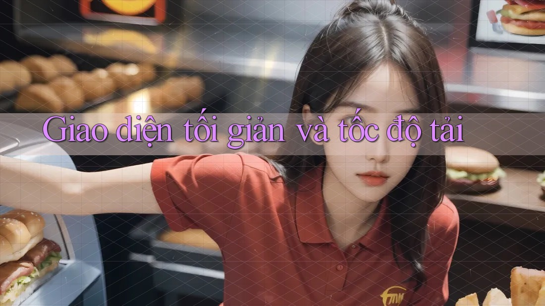 Giao diện tối giản và tốc độ tải Giao diện tối giản và tốc độ tải