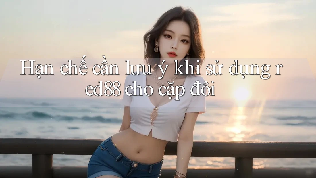 Hạn chế cần lưu ý khi sử dụng red88 cho cặp đôi Hạn chế cần lưu ý khi sử dụng red88 cho cặp đôi