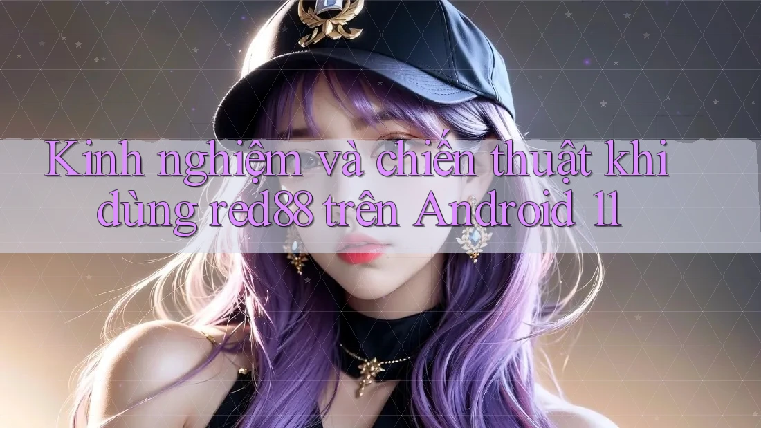 Kinh nghiệm và chiến thuật khi dùng red88 trên Android 11