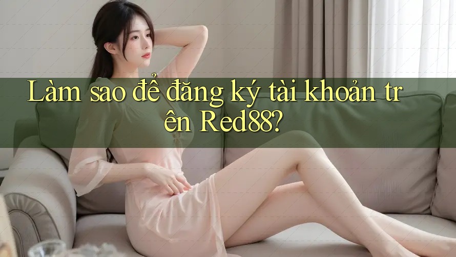 Làm sao để đăng ký tài khoản trên red88?