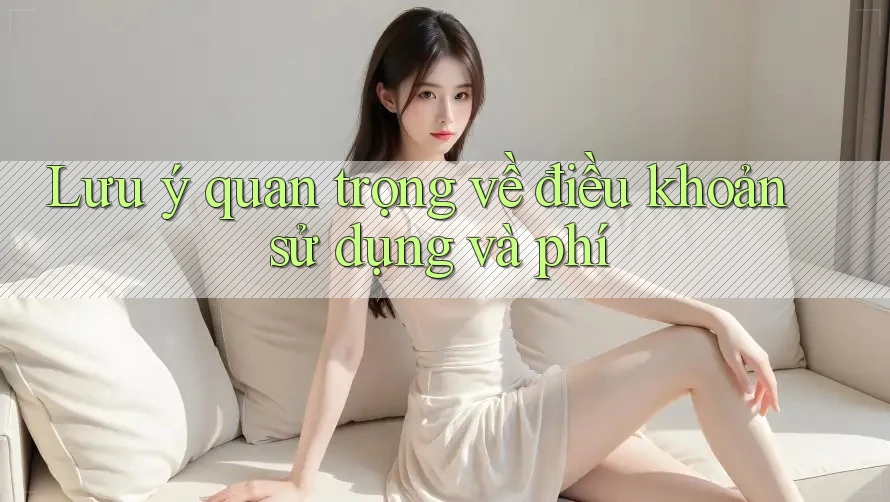 Lưu ý quan trọng về điều khoản sử dụng và phí Lưu ý quan trọng về điều khoản sử dụng và phí