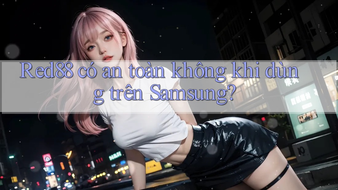 Red88 có an toàn không khi dùng trên Samsung?