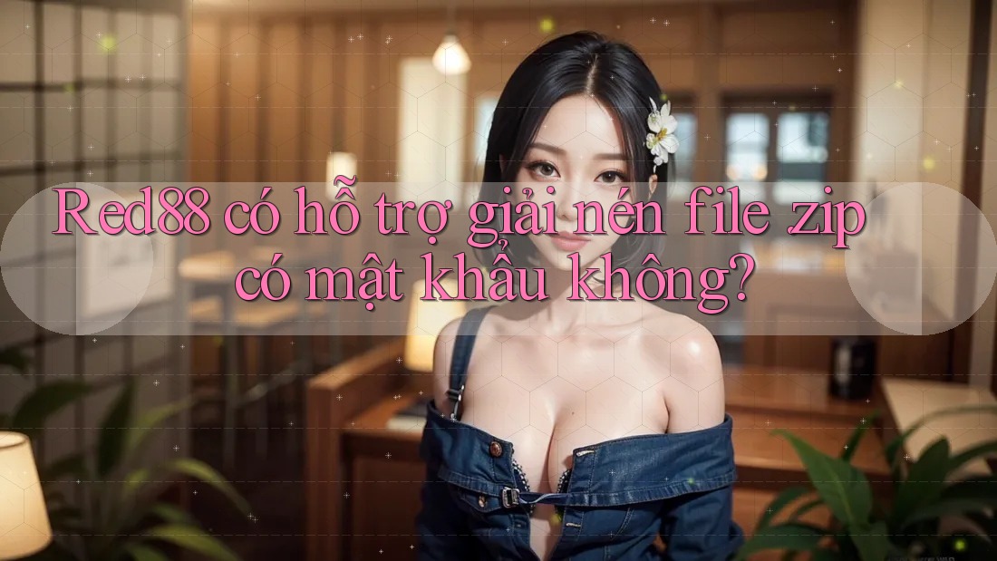 Red88 có hỗ trợ giải nén file. zip có mật khẩu không?