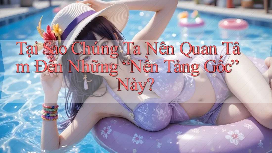 Tại Sao Chúng Ta Nên Quan Tâm Đến Những “Nền Tảng Gốc” Này? Tại Sao Chúng Ta Nên Quan Tâm Đến Những “Nền Tảng Gốc” Này?