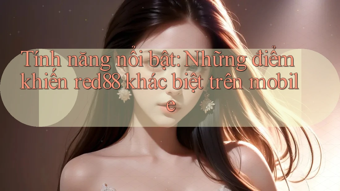 Tính năng nổi bật: Những điểm khiến red88 khác biệt trên mobile