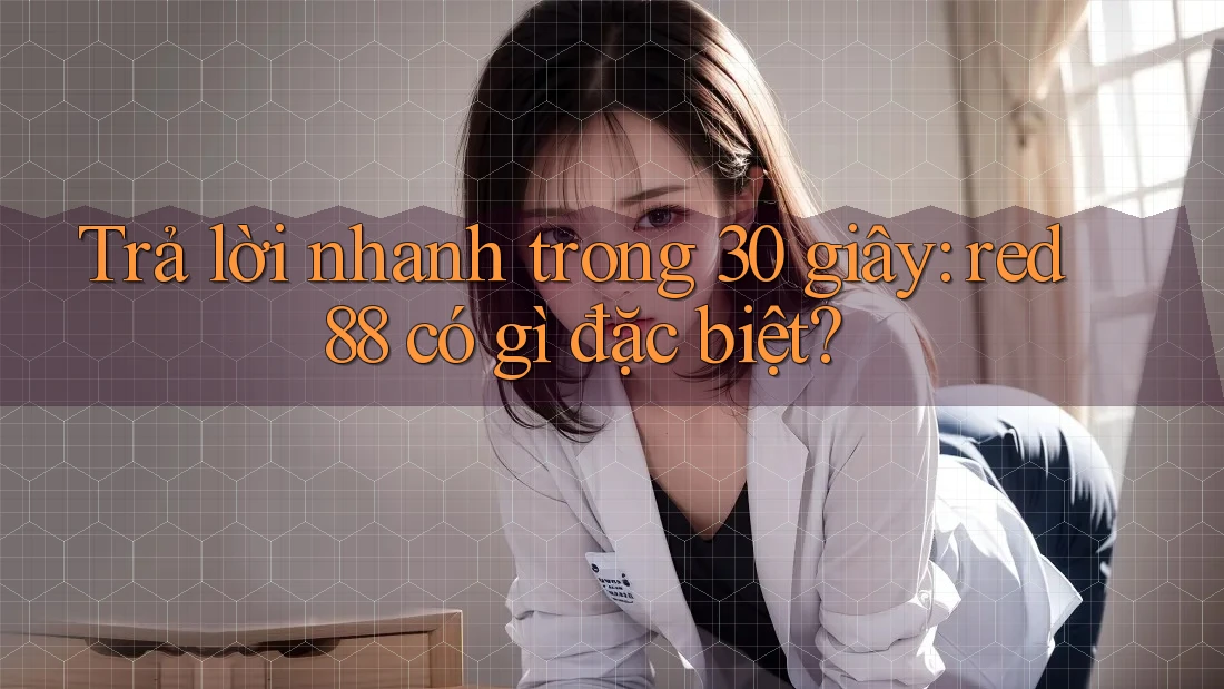 Trả lời nhanh trong 30 giây: Red88 có gì đặc biệt?