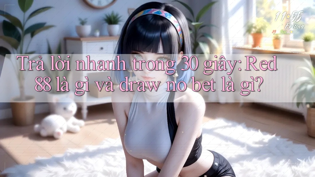 Trả lời nhanh trong 30 giây: Red88 là gì và draw no bet là gì?