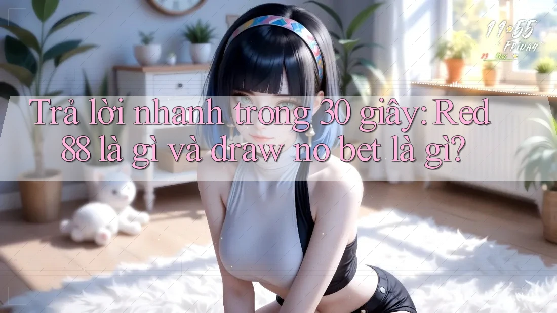 Trả lời nhanh trong 30 giây: Red88 là gì và draw no bet là gì? Trả lời nhanh trong 30 giây: Red88 là gì và draw no bet là gì?