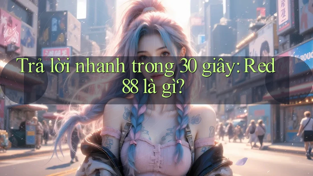 Trả lời nhanh trong 30 giây: red88 là gì? Trả lời nhanh trong 30 giây: red88 là gì?