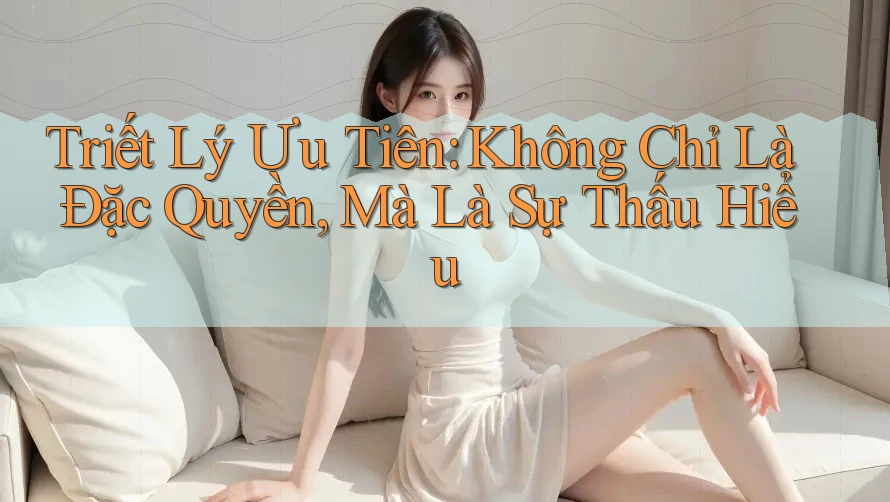 Triết Lý Ưu Tiên: Không Chỉ Là Đặc Quyền, Mà Là Sự Thấu Hiểu