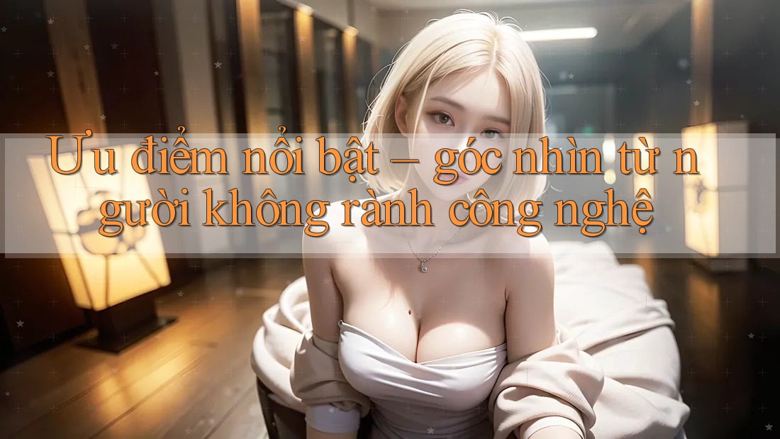 Ưu điểm nổi bật – góc nhìn từ người không rành công nghệ Ưu điểm nổi bật – góc nhìn từ người không rành công nghệ