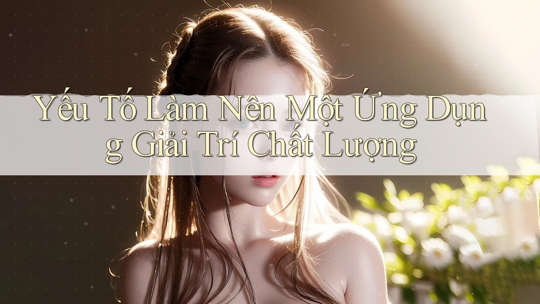 Yếu Tố Làm Nên Một Ứng Dụng Giải Trí Chất Lượng Yếu Tố Làm Nên Một Ứng Dụng Giải Trí Chất Lượng